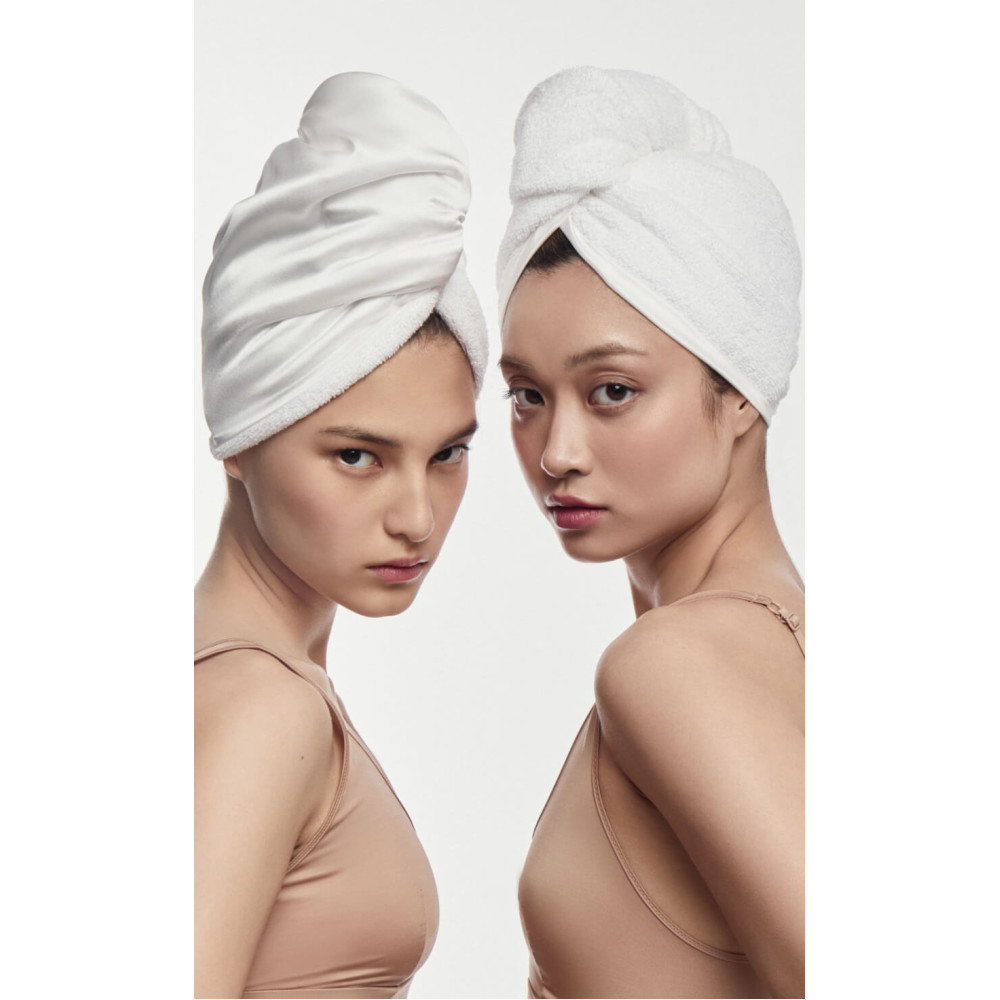 Шовковий рушник-тюрбан з махрою - MON MOU Soft Silk Turban фото 3