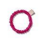 Тонка резинка для волосся ягідна - MON MOU Silk Slim Scrunchie Berry - Фото 1