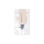 Тонка резинка для волосся сіро-блакитна  - MON MOU Silk Slim Scrunchie Gray Blue - Фото 2
