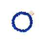 Тонка резинка для волосся темно-синя - MON MOU Silk Slim Scrunchie Dark Blue - Фото 1