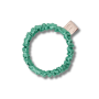 Тонка резинка для волосся зелена - MON MOU Silk Slim Scrunchie Green - Фото 1