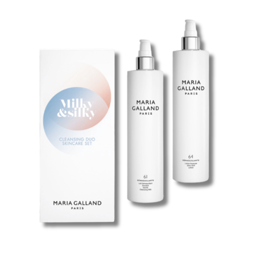 Набір для очищення та догляду за шкірою - Maria Galland Paris Milky & Silky Cleansing Duo Skincare Set 61+64 фото