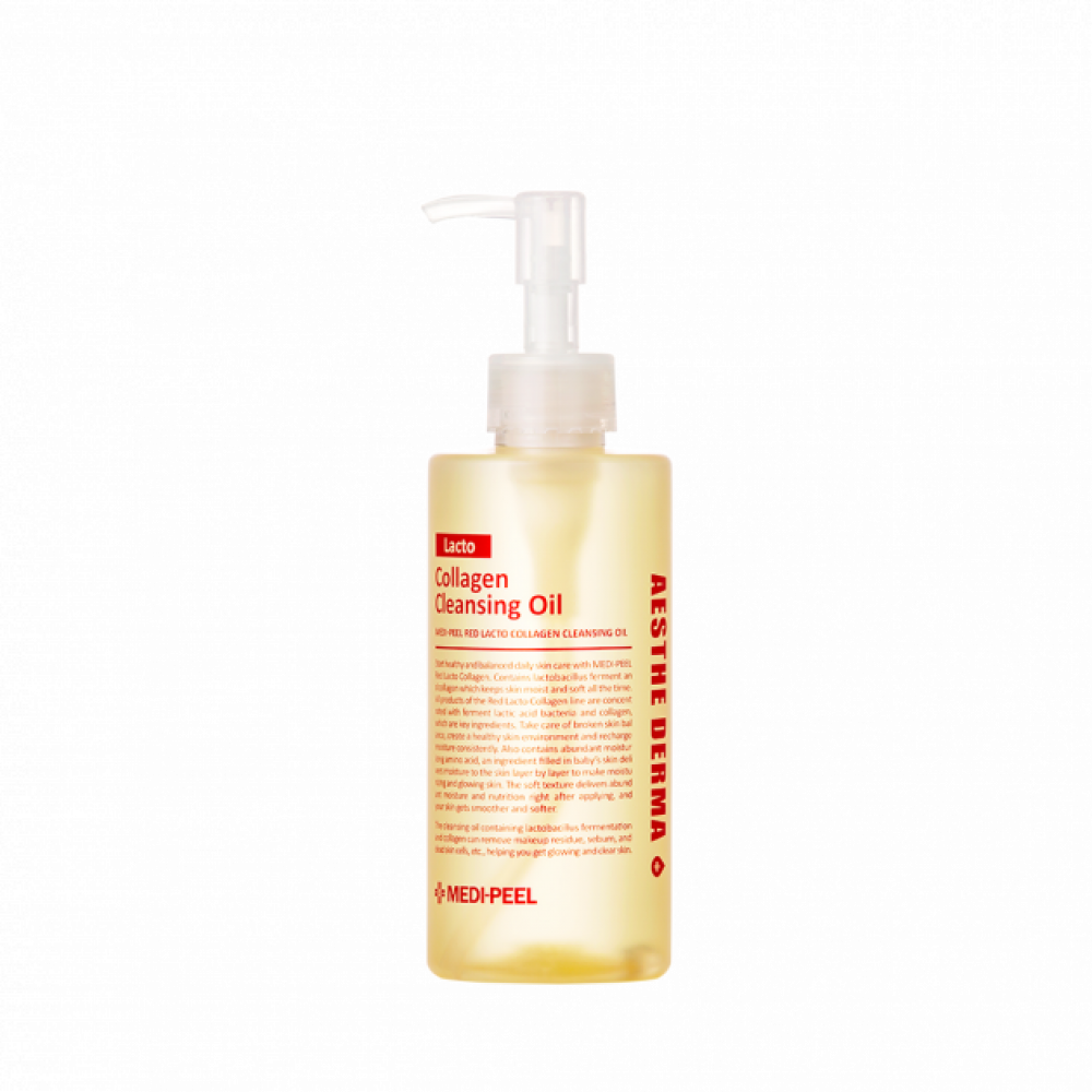 Гідрофільна олія з пробіотиками та колагеном - Medi-Peel Red Lacto Collagen Cleansing Oil фото 2