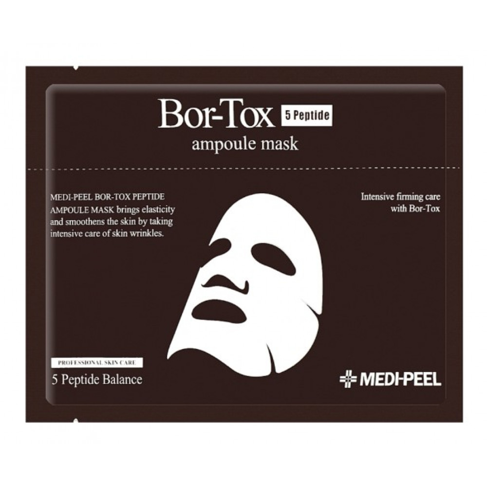 Тканевая лифтинг-маска с пептидным комплексом - Medi-Peel Bor-Tox 5 Peptide Ampoule Mask - Фото 1