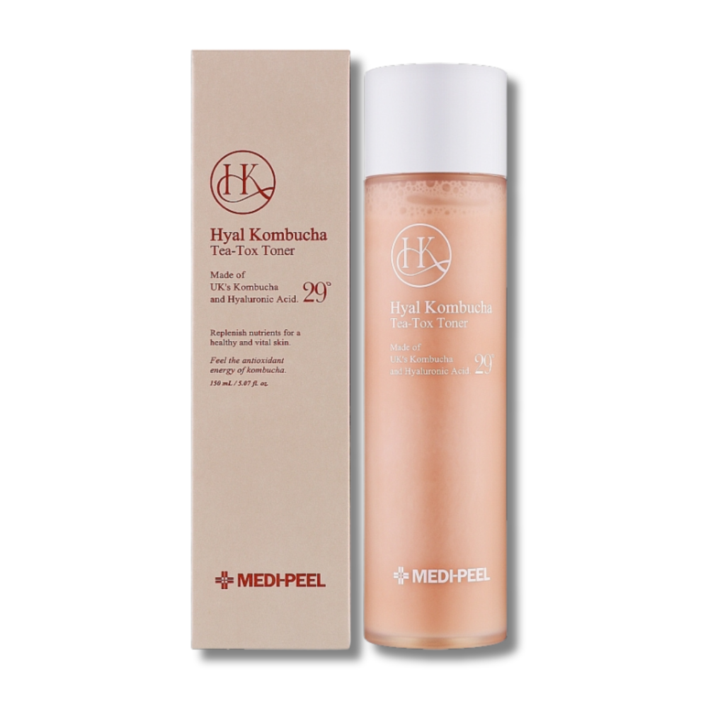 Увлажняющий тонер с комбучей - Medi-Peel Hyal Kombucha Tea Tox Toner - Фото 1