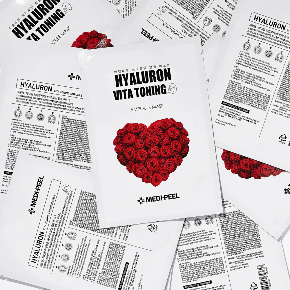  Тонізуюча пептидна тканинна маска - Medi-Peel Vita Toning Ampoule Mask фото 3