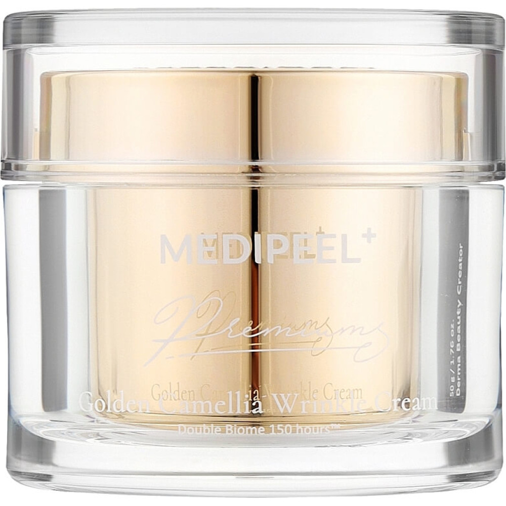 Антивіковий крем для обличчя з екстрактом золота та камелії - Medi-Peel Peptide 9 Premium Golden Camellia Wrinkle Cream фото 2