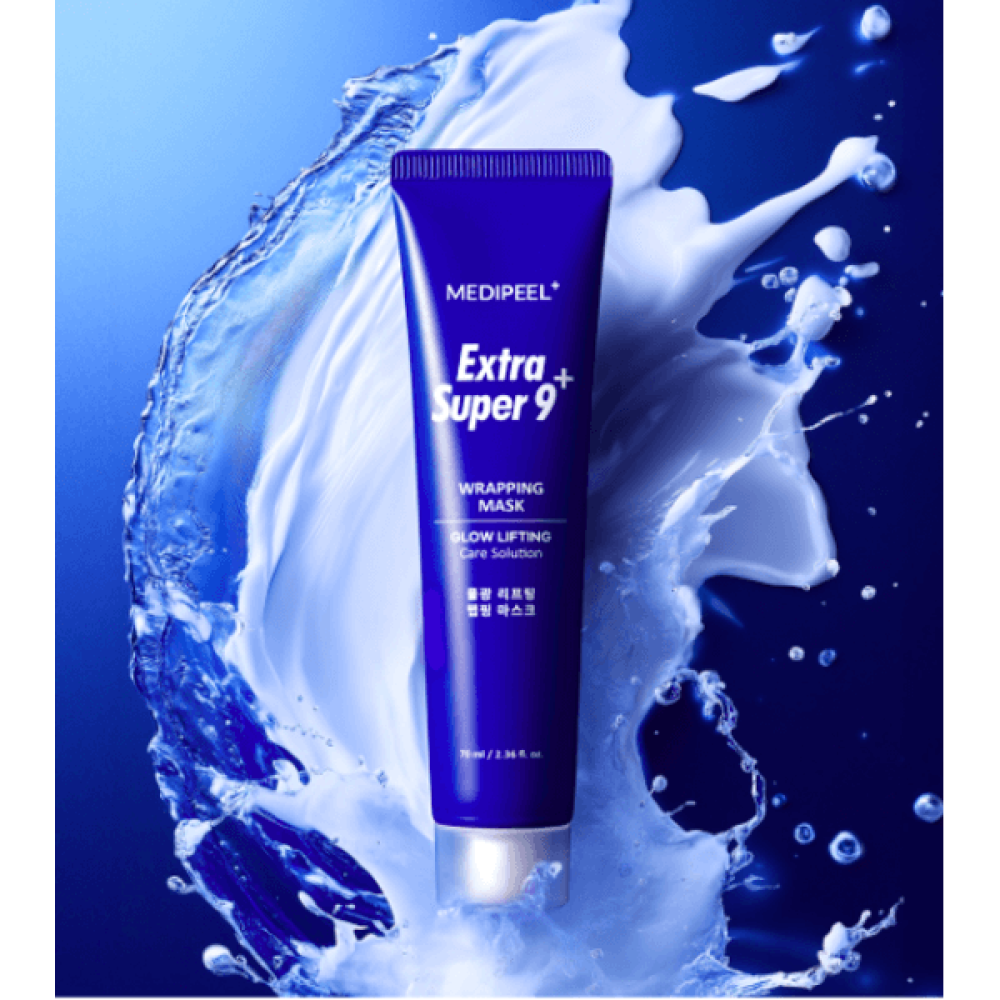 Екстразволожуча маска-плівка з ліфтинг-ефектом - Medi-Peel Extra Super 9 Plus Glow Lifting Wrapping Mask фото 3