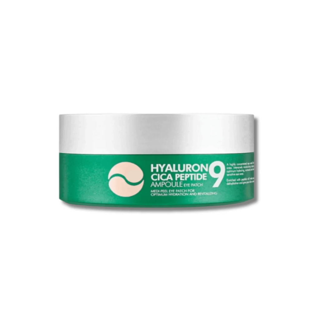 Гидрогелевые патчи успокаивающие с пептидами - Medi-Peel Hyaluron Cica Peptide 9 Ampoule Eye Patch
