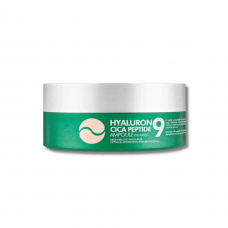 Гидрогелевые патчи успокаивающие с пептидами - Medi-Peel Hyaluron Cica Peptide 9 Ampoule Eye Patch