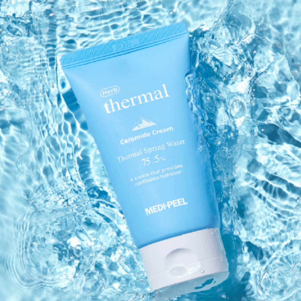 Крем для обличчя з керамідами та термальною водою - Medi-Peel Herb Thermal Ceramide Cream фото 4