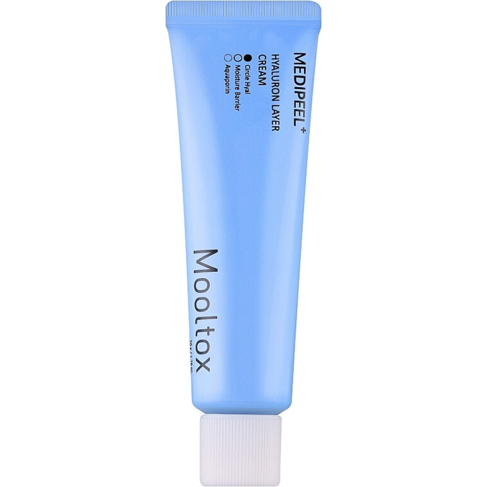 Крем для підвищення еластичності шкіри обличчя - Medi-Peel Hyaluron Layer Cream Mooltox фото 4