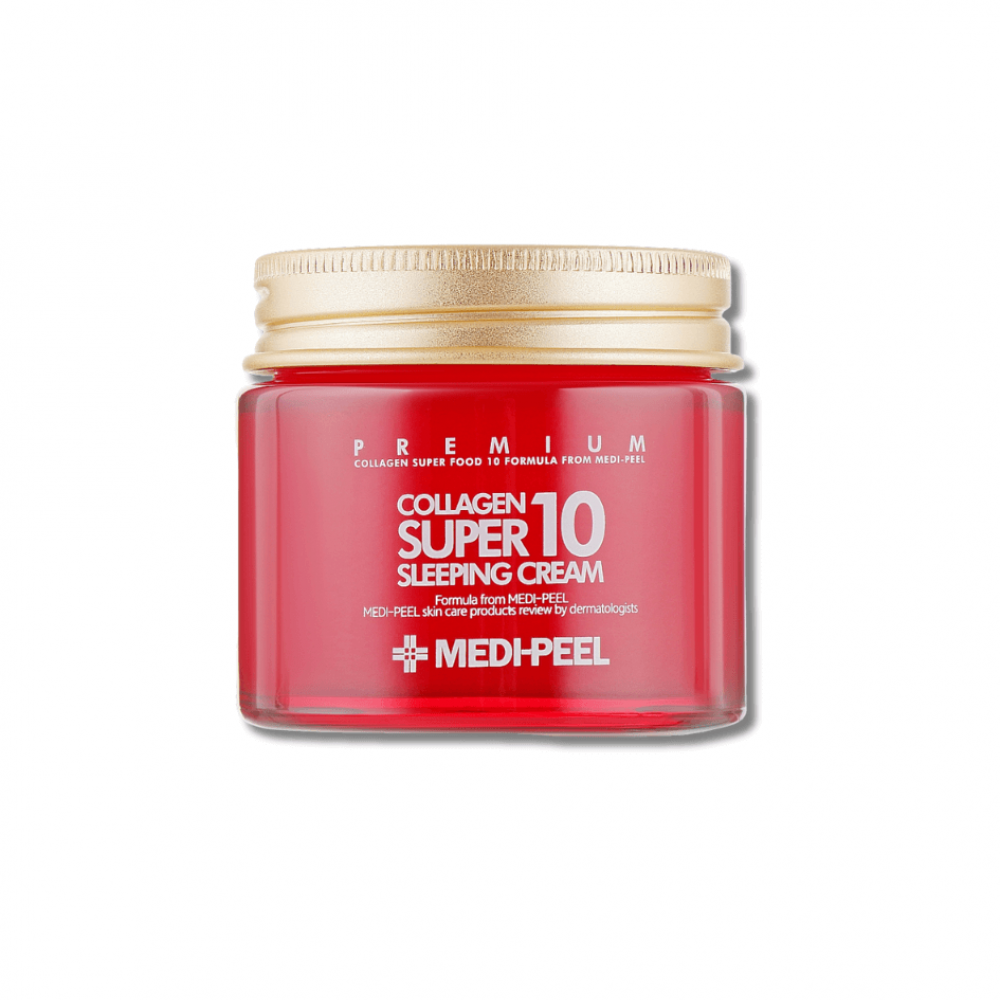 Омолаживающий ночной крем для лица с коллагеном - Medi-Peel Collagen Super10 Sleeping Cream - Фото 1