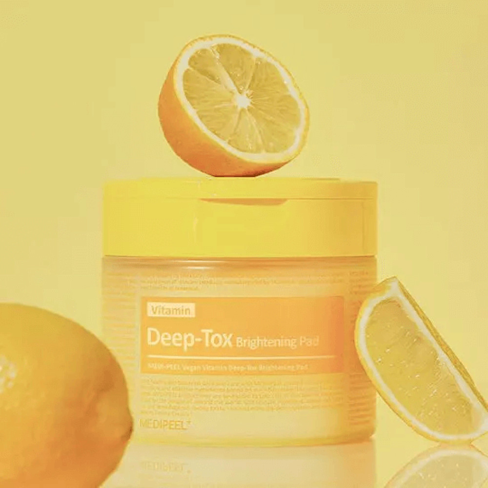 Освітлювальні вітамінні пади для обличчя - Medi-Peel Vitamin Deep-Tox Brightening Pad фото 2
