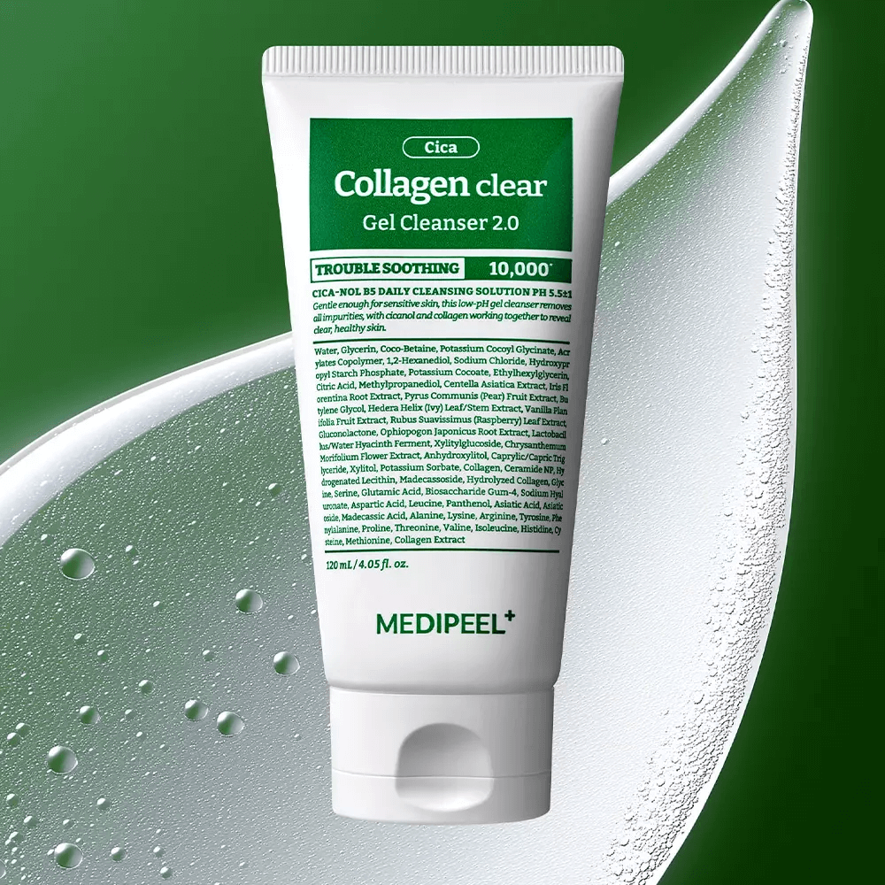 Пінка для вмивання з CICA-комплексом - Medi-Peel Green Cica Collagen Clear Gel Cleanser 2.0 фото 3