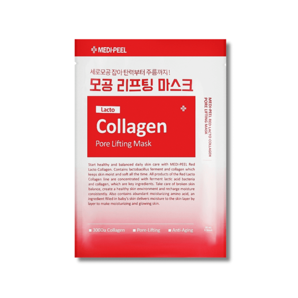 Поросужающая маска с эффектом лифтинга - Medi-Peel Red Lacto Collagen Pore Lifting Mask - Фото 1
