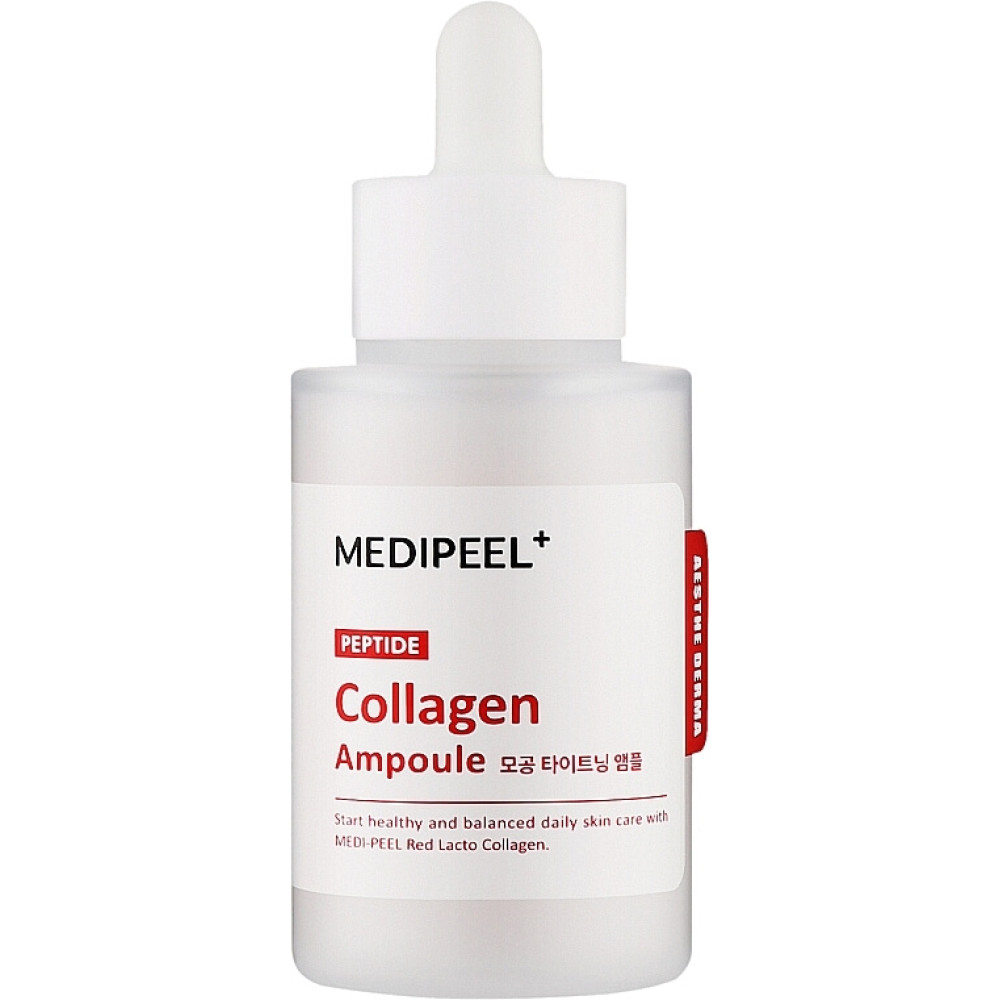 Сироватка для пружності та еластичності шкіри обличчя - Medi-Peel Red Lacto Peptide Collagen Tightening Ampoule фото 3