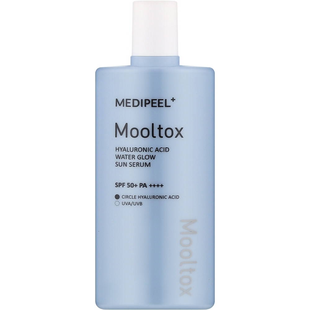 Сонцезахисна сироватка для обличчя - Medi-Peel Hyaluronic Acid Mooltox Water Glow Sun Serum SPF 50+ PA++++ фото 2