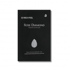 Тканевая маска с алмазной пудрой - Medi-Peel Rose Diamond Radiant Glow Mask