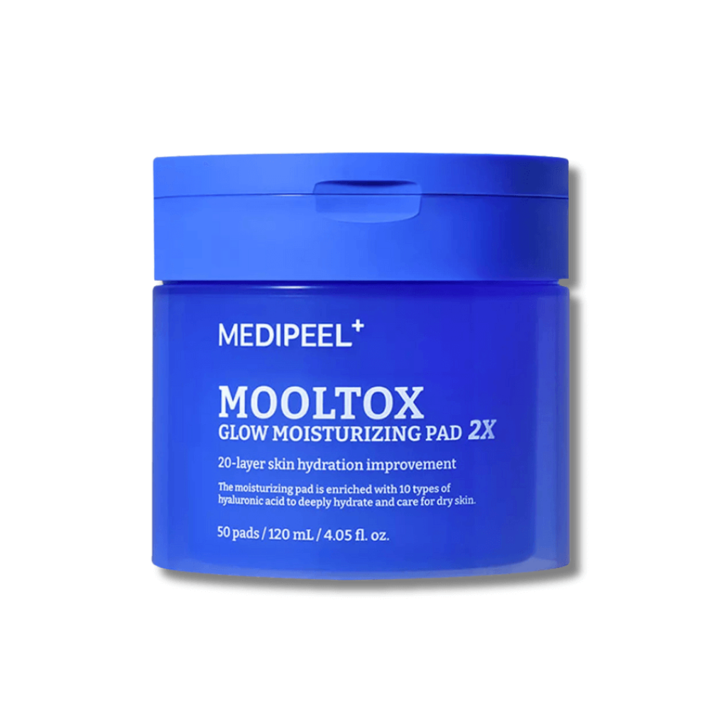 Зволожуючі педи для обличчя - Medi-Peel Mooltox Glow Moisturizing Pad 2X - Фото 1