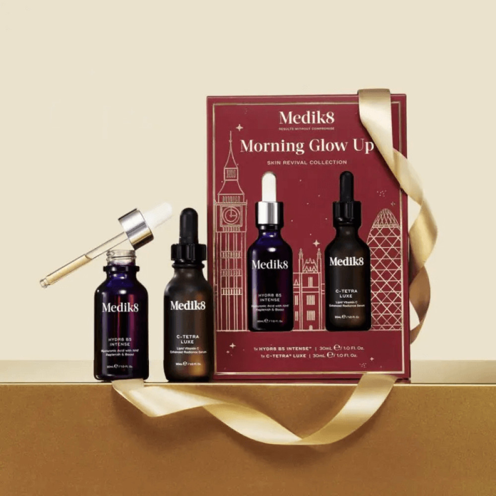 Лімітований набір для відновлення шкіри обличчя - Medik8 Morning Glow Up Skin Revival Collection  фото 2