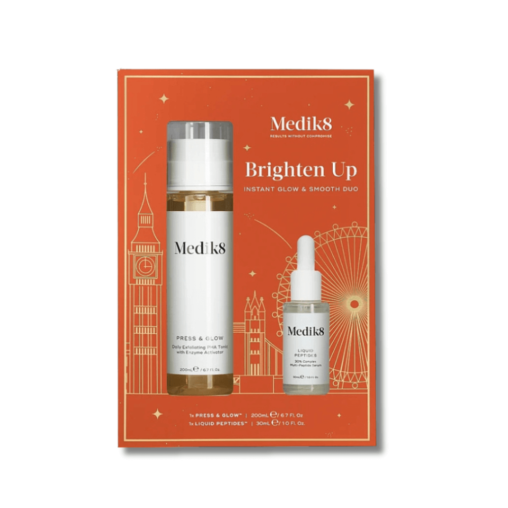 Лімітований новорічний набір - Medik8 Brighten Up Instant Glow and Smooth Duo Kit - Фото 1
