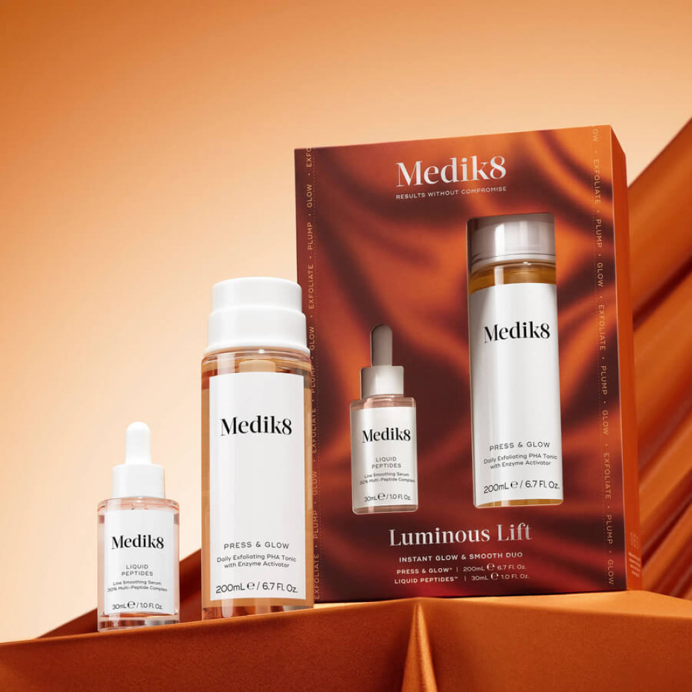 Набор для мгновенного сияния и разглаживания кожи - Medik8 Luminous Lift Kit фото 2