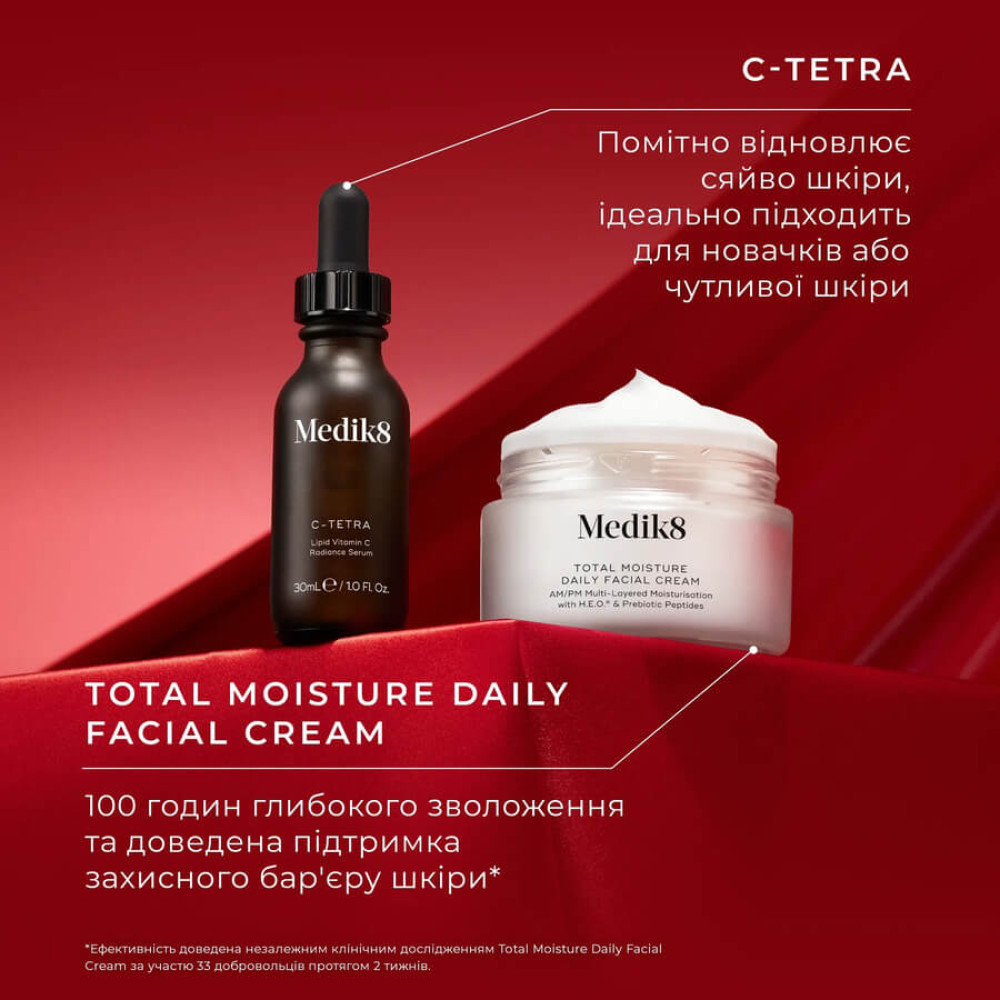Набор для осветления кожи и укрепления её защитного барьера - Medik8 Radiance Wrapped Kit фото 4