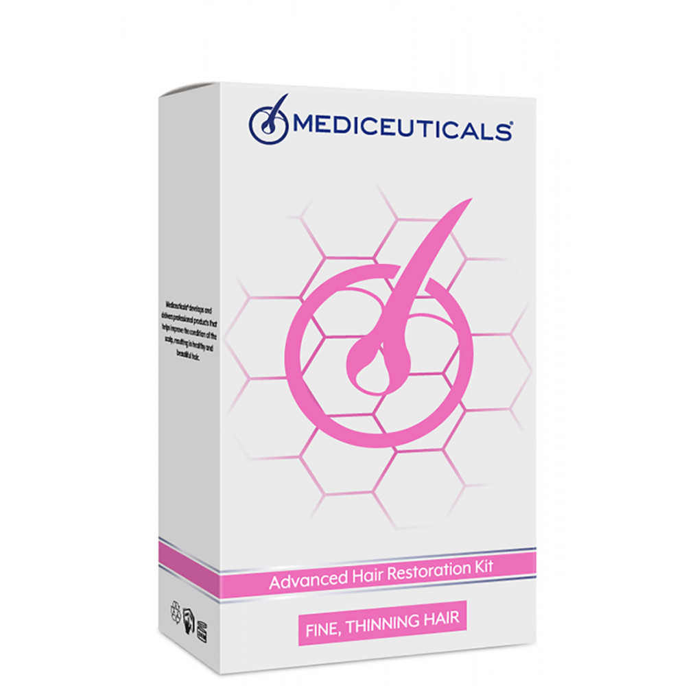 Набір для стимулювання росту волосся для жінок, тонке волосся - Mediceuticals Advanced Hair Restoration For Women Kit Fine - Фото 1