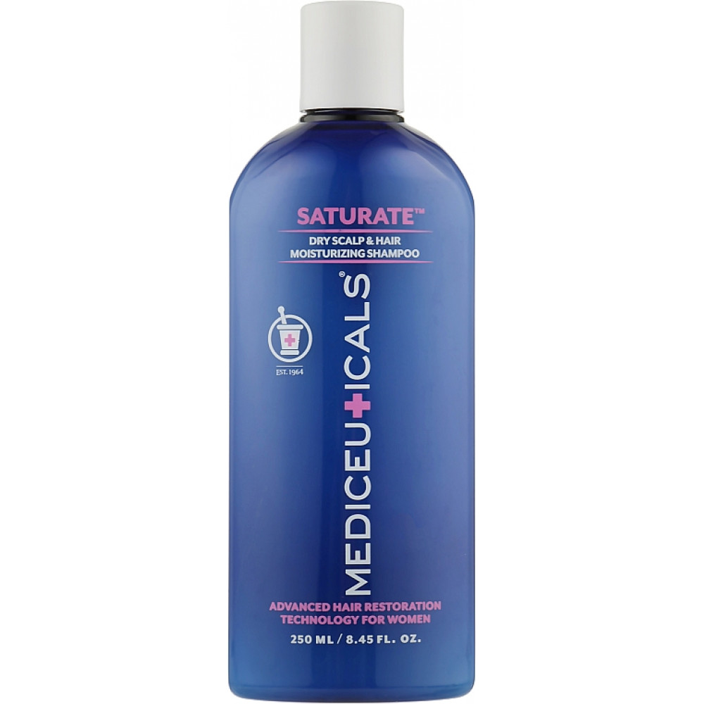 Шампунь для жінок проти випадіння та стоншення волосся - Mediceuticals Advanced Hair Restoration Technology For Women Saturate Shampoo  - Фото 1