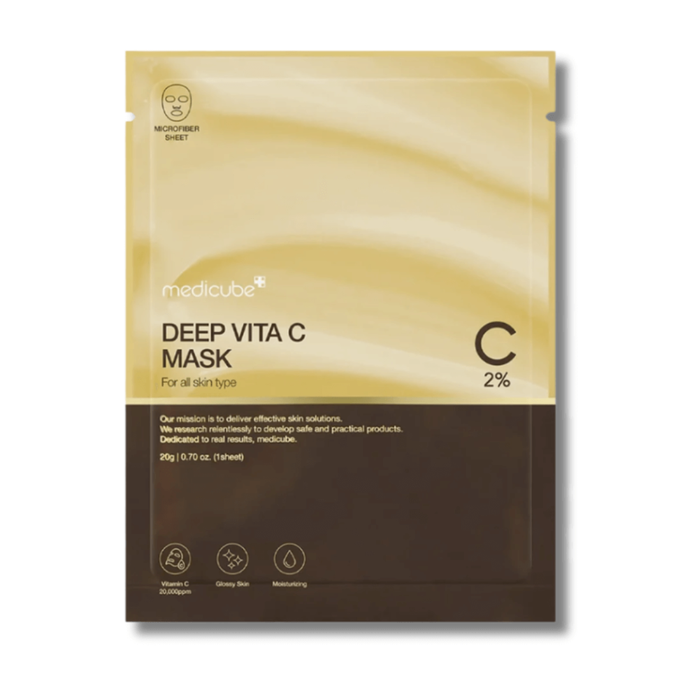 Осветляющая маска с витамином С - Medicube Deep Vita C Mask - Фото 1
