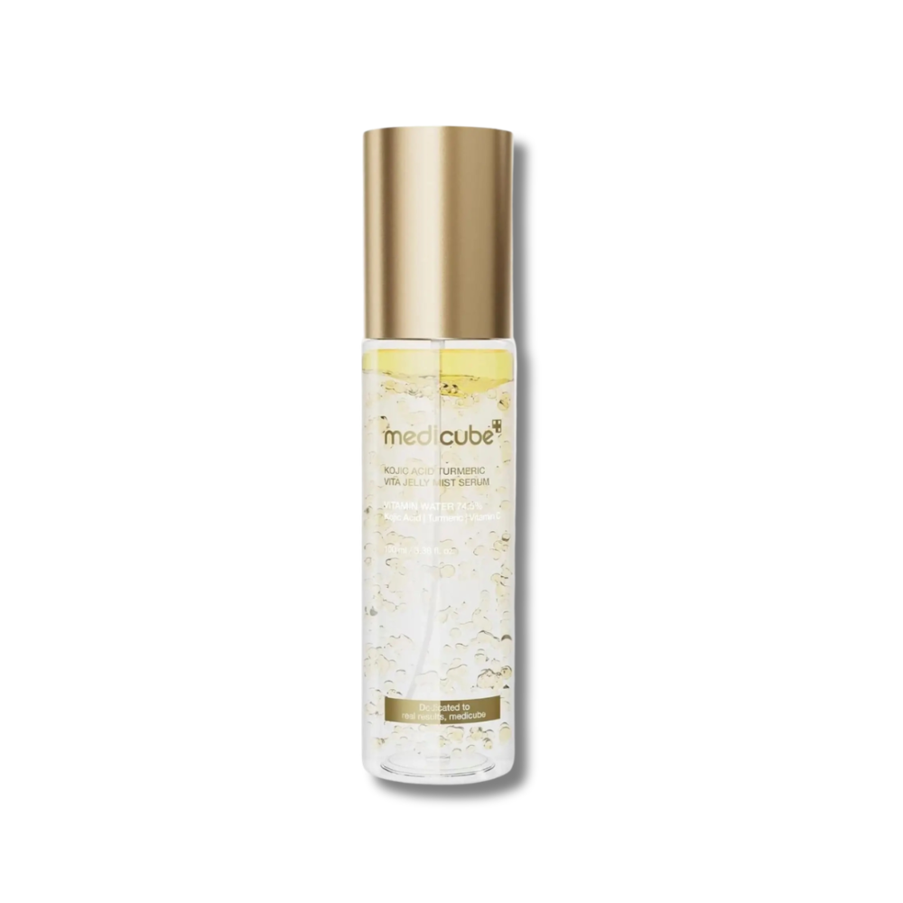Освітлювальна гель-сироватка з кодзієвою кислотою та куркумою - Medicube Kojic Acid Turmeric Vita Jelly Mist Serum фото