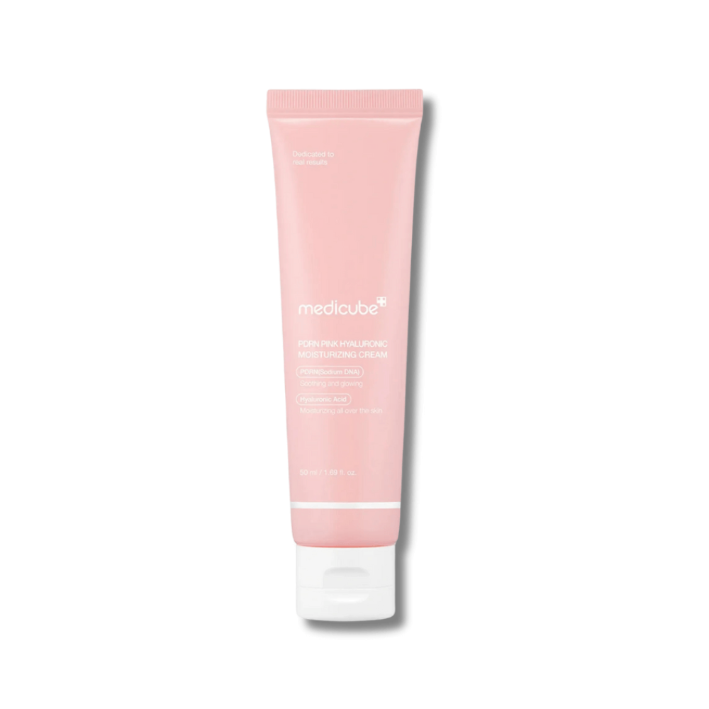 Увлажняющий крем с полинуклеотидами и гиалуроновой кислотой - Medicube PDRN Pink Hyaluronic Moisturizing Cream - Фото 1