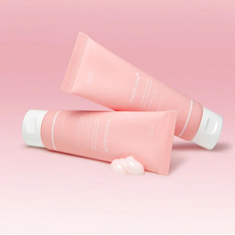 Зволожувальний крем з полінуклеотидами та гіалуроновою кислотою - Medicube PDRN Pink Hyaluronic Moisturizing Cream фото 2