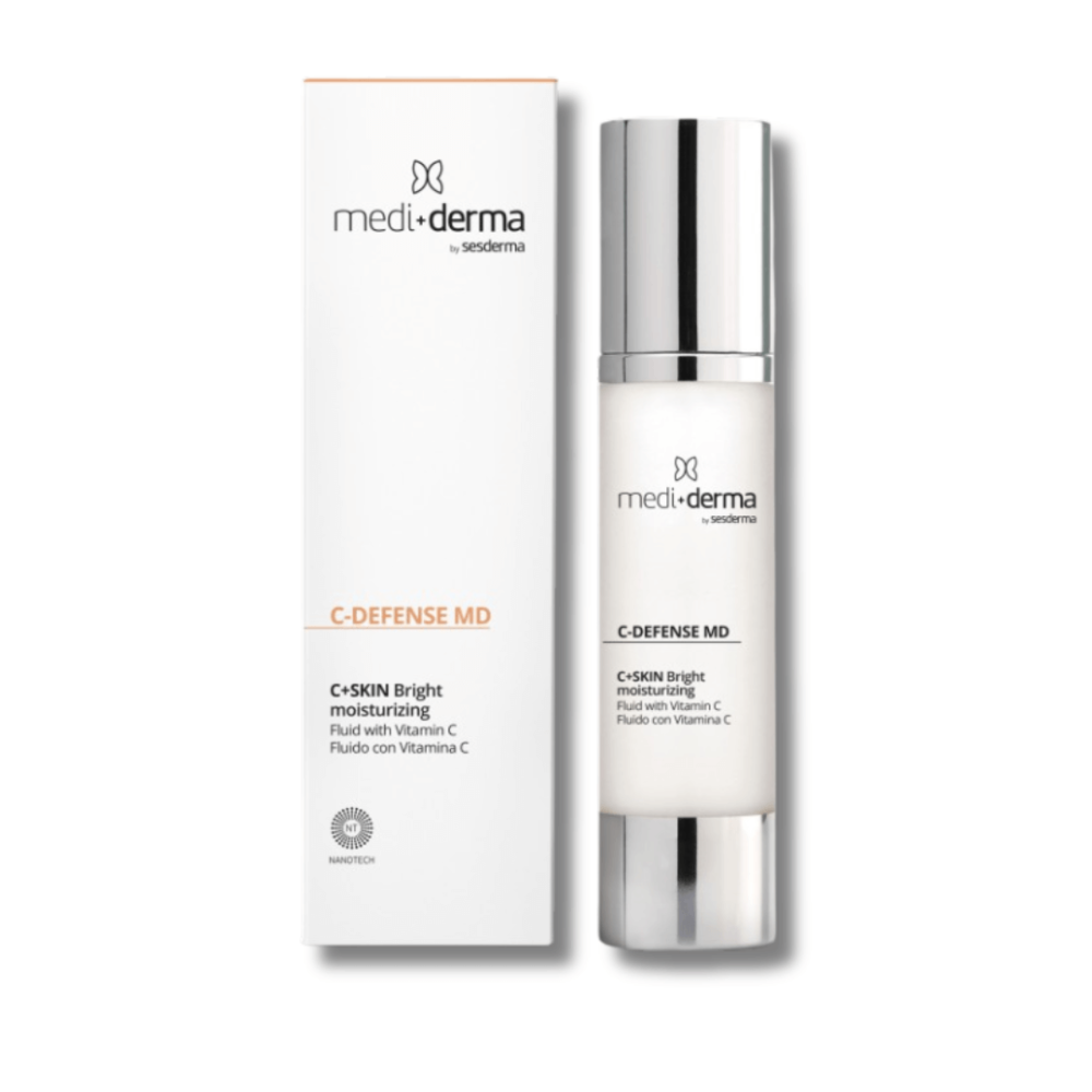 Ревіталізуючий флюїд з вітаміном C - Mediderma Facial Fluid C-Defence MD - Фото 1