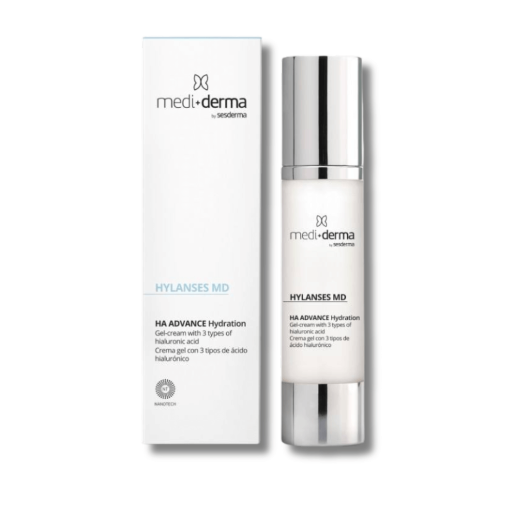 Увлажняющий крем-гель - Mediderma Facial Gel Cream Moisturizing Hylanses MD - Фото 1