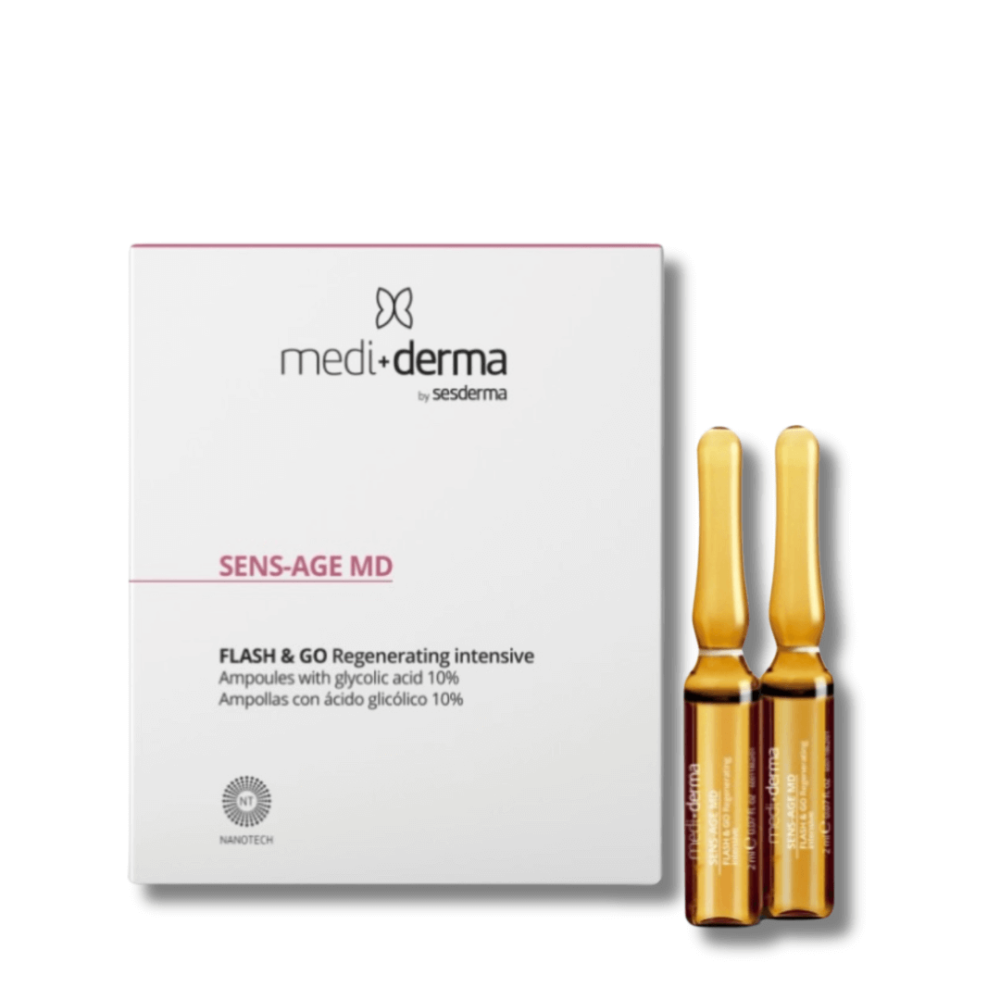 Омолоджувальна сироватка в ампулах - Mediderma Flash Ampoules Sens-Age MD