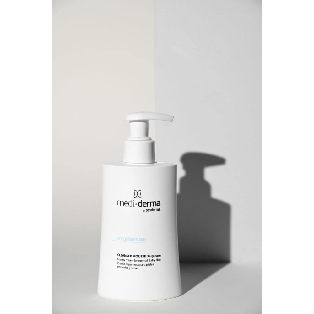 Очищаючий крем для вмивання - Mediderma Soap-free Foamy Cream Hylanses MD фото 2