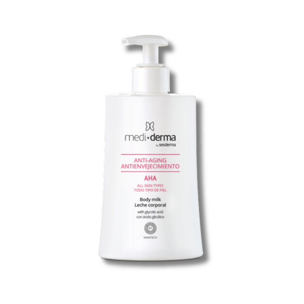 Омолоджуюче молочко для тіла - Mediderma Anti-Aging AHA Body Milk