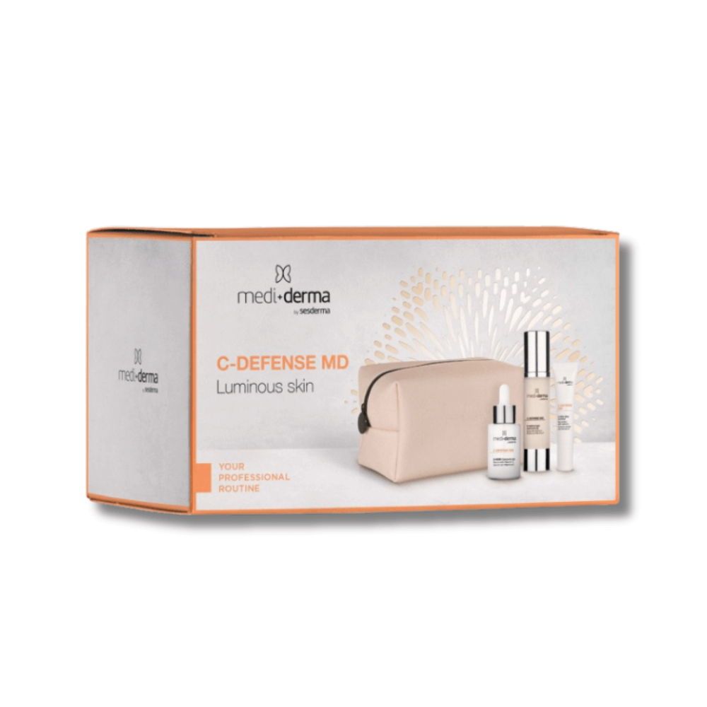 Ревіталізуючий набір з вітаміном С - Mediderma C-Defence MD Luminous Skin Set