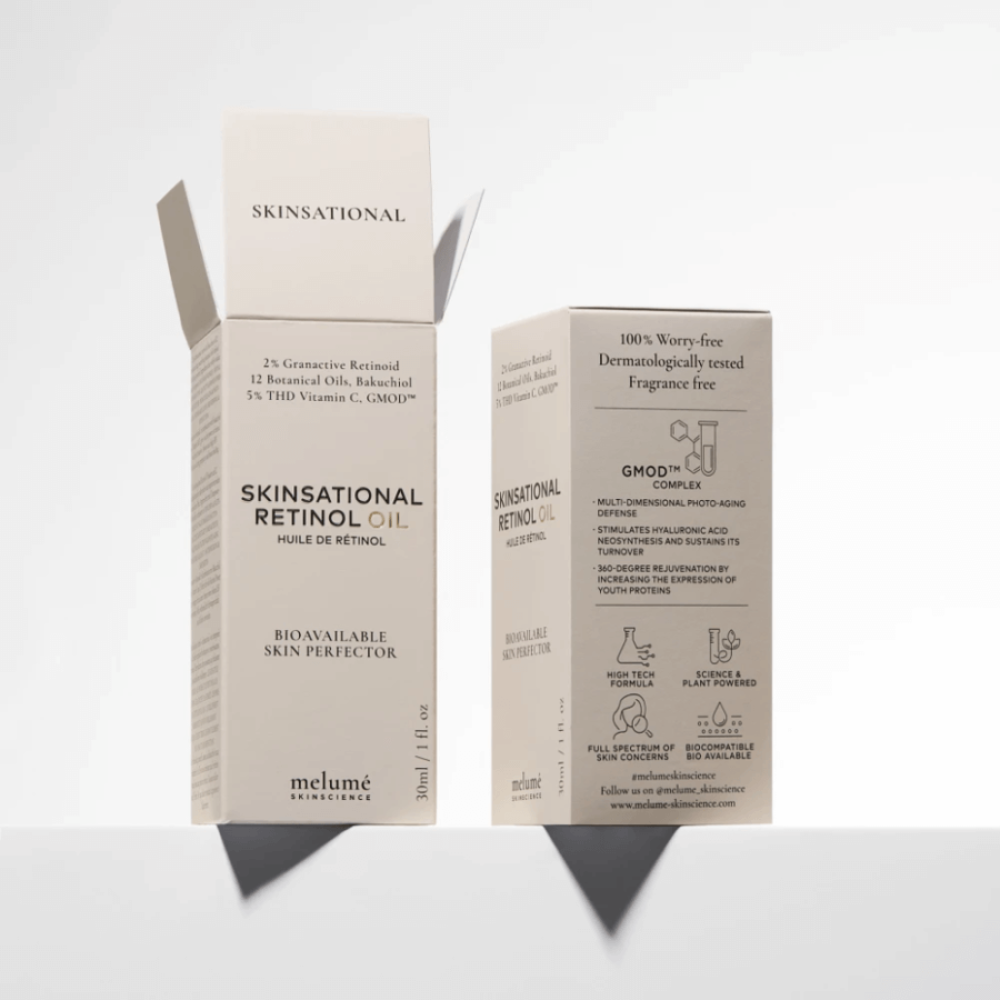 Олія для обличчя з 2% ретиноїду та 5% вітаміну C - Melumé Skinscience Retinol Oil фото 3