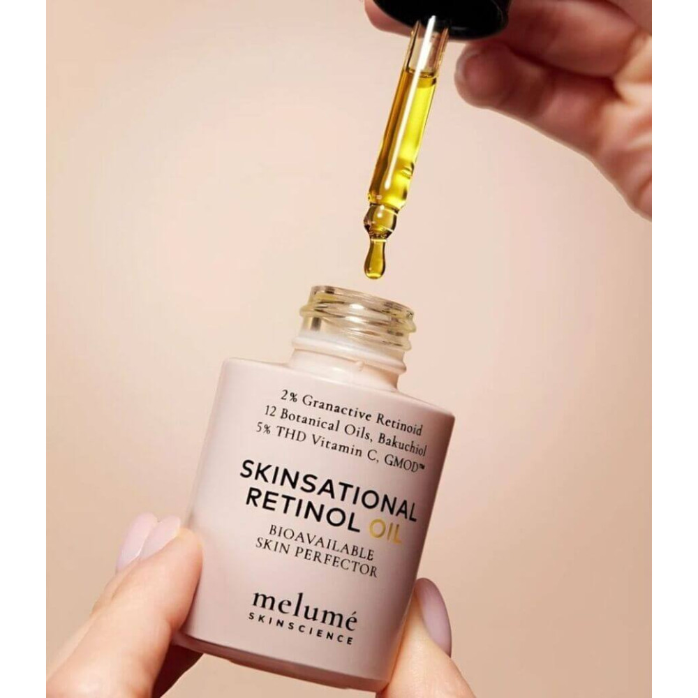 Олія для обличчя з 2% ретиноїду та 5% вітаміну C - Melumé Skinscience Retinol Oil фото 2