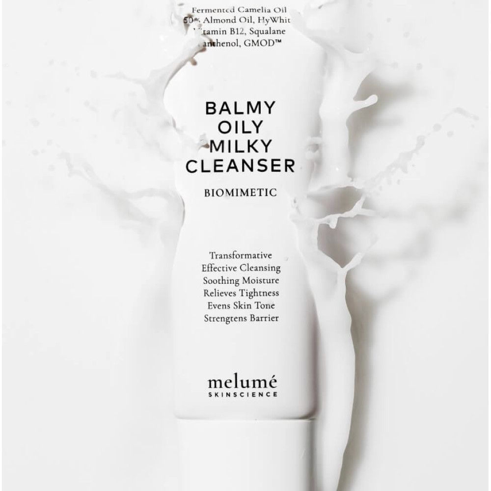 Освітлюючий зволожувальний бальзам для очищення шкіри - Melume Balmy Oily Milky Cleanser фото 3