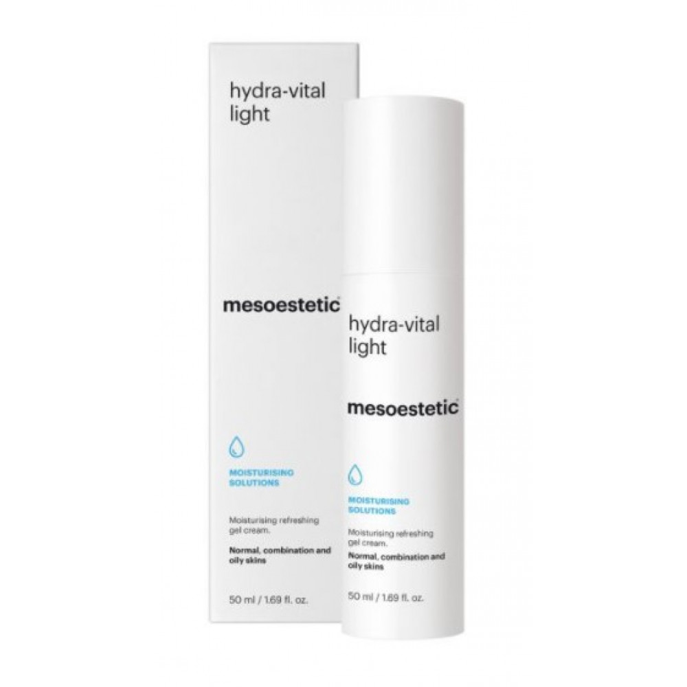 Освіжаючий та відновлюючий зволожуючий гель-крем - Mesoestetic Hydra-Vital Light - Фото 1