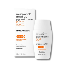 Тональний сонцезахисний крем - Mesoestetic Melan Pigment Control 130+ SPF 50