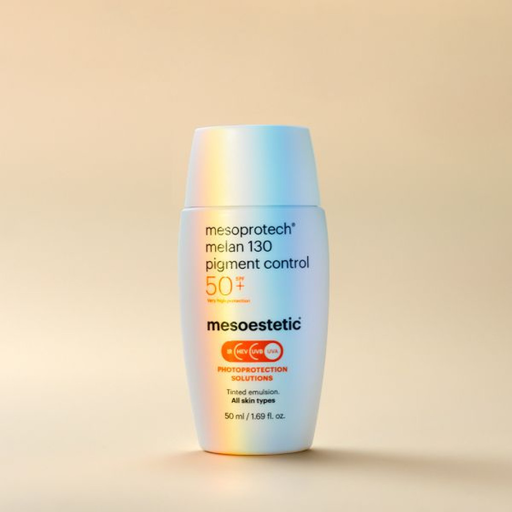 Тональний сонцезахисний крем - Mesoestetic Melan Pigment Control 130+ SPF 50 фото 5