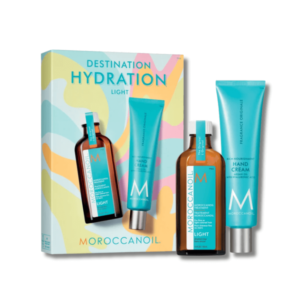 Набір для волосся та рук - Moroccanoil Destination Hydration Light Set - Фото 1