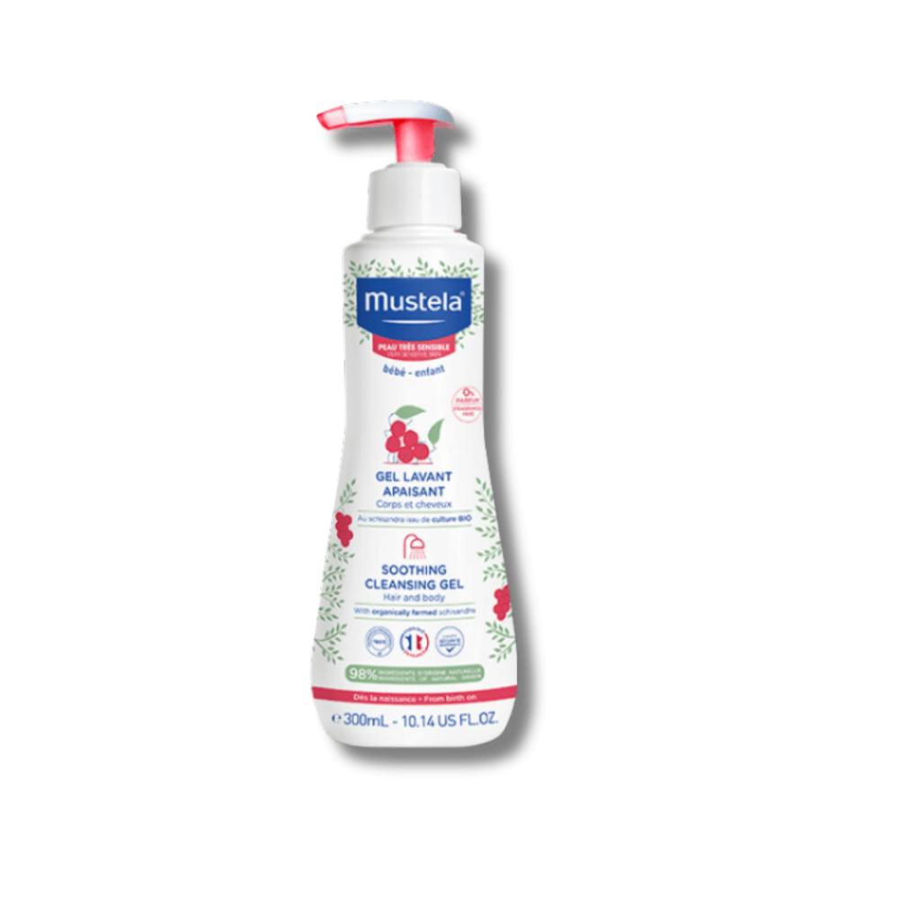Очищаючий гель для волосся та тіла для чутливої ​​шкіри - Mustela Bebe Soothing Cleansing Gel - Фото 1
