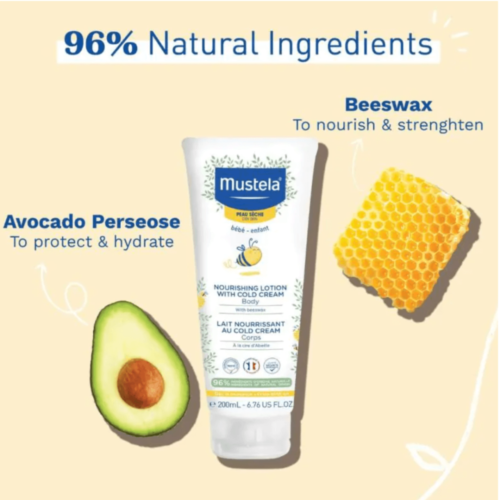 Питательный колд-крем для тела - Mustela Bebe Nourishing Lotion With Cold Cream фото 3