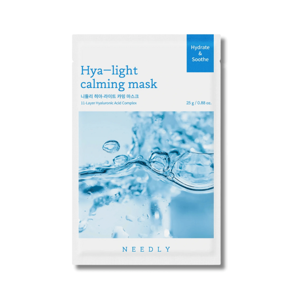 Зволожувальна маска з гіалуроновою кислотою - Needly Hya-light Calming Mask - Фото 1